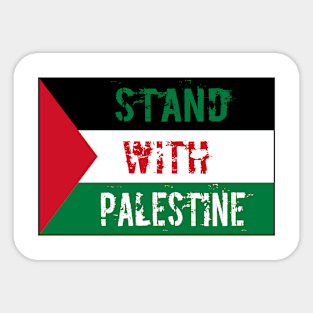 Stand with Palestine Flag Sticker